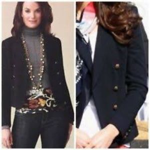 Cabi Classic Military Style Double Breasted Blazer